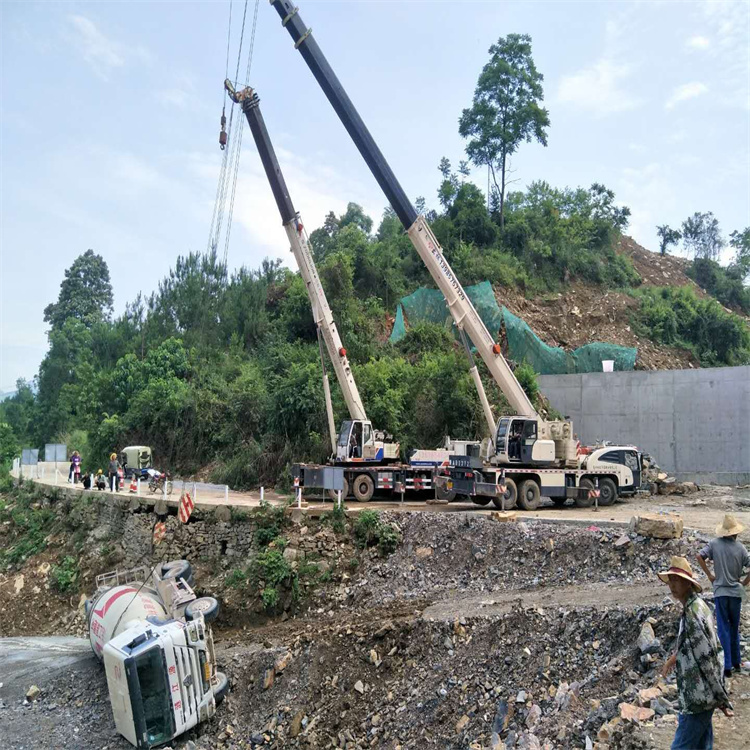 始兴始兴24小时应急道路救援吊装吊装现场实拍